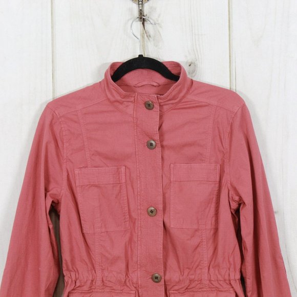 LL BEAN Women's Pink Ripstop Field Jacket Size XS - Picture 2 of 13